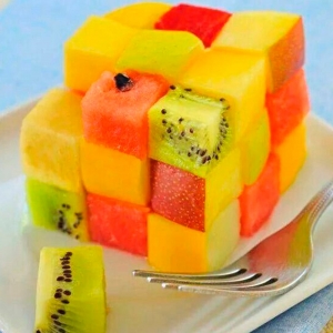 Cubo Rubik de frutas!